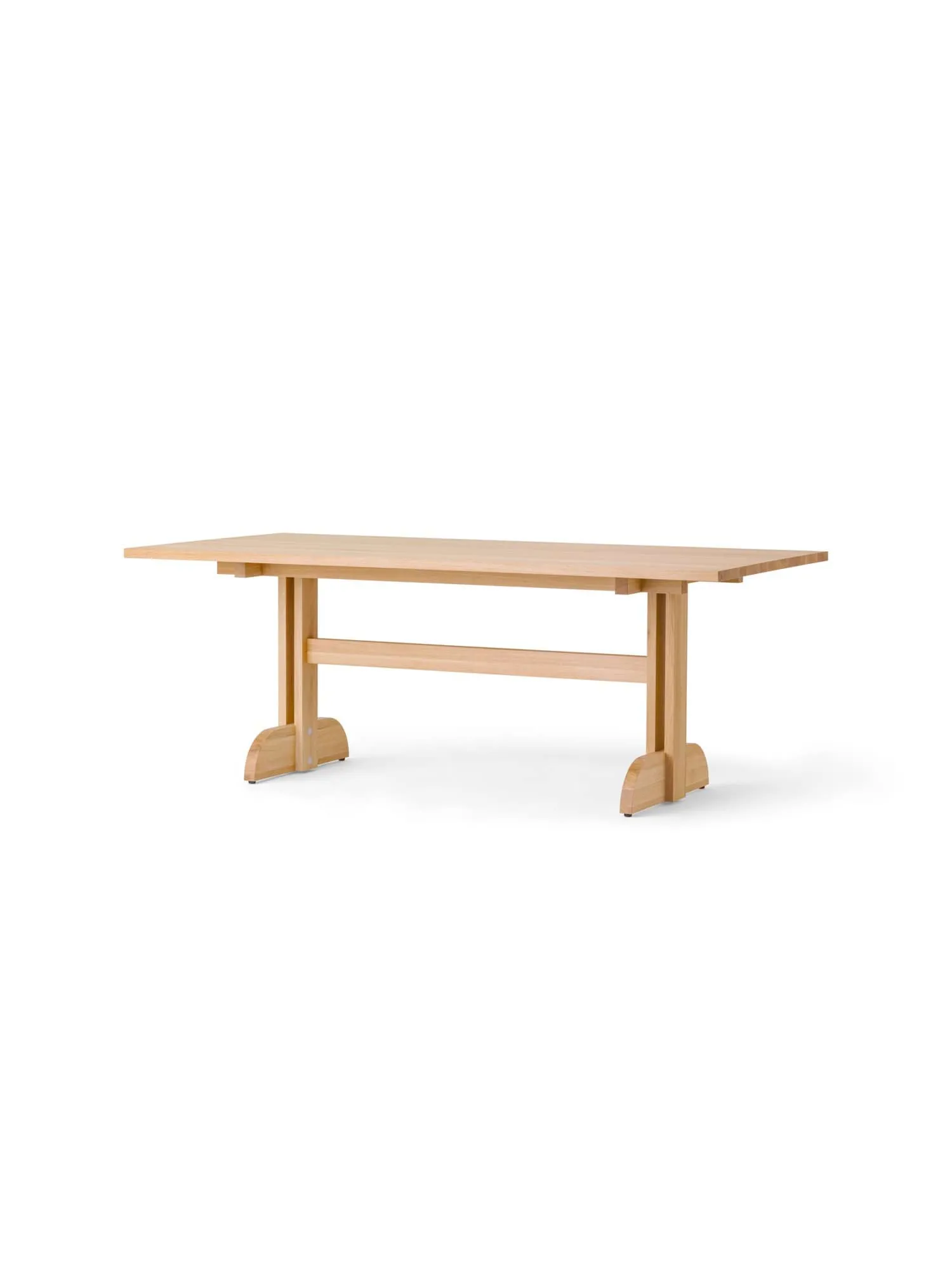 Puffin Dining Table τραπέζι φαγητού oak solid natural, Φυσική δρυς, 200x95 εκ. Audo Copenhagen