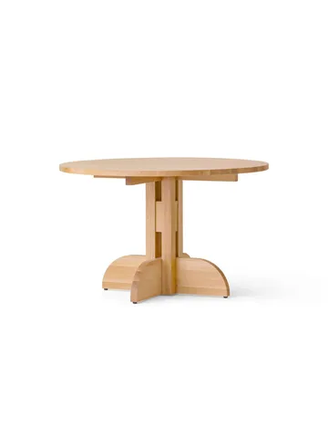 Puffin Dining Table τραπέζι φαγητού oak solid natural - Natural oak, Ø120 εκ. - Audo Copenhagen