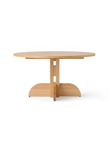 Puffin Dining Table τραπέζι Oak Veneer Natural - Φυσικό δρυς καπλαμάς, Ø140 εκ. - Audo Copenhagen