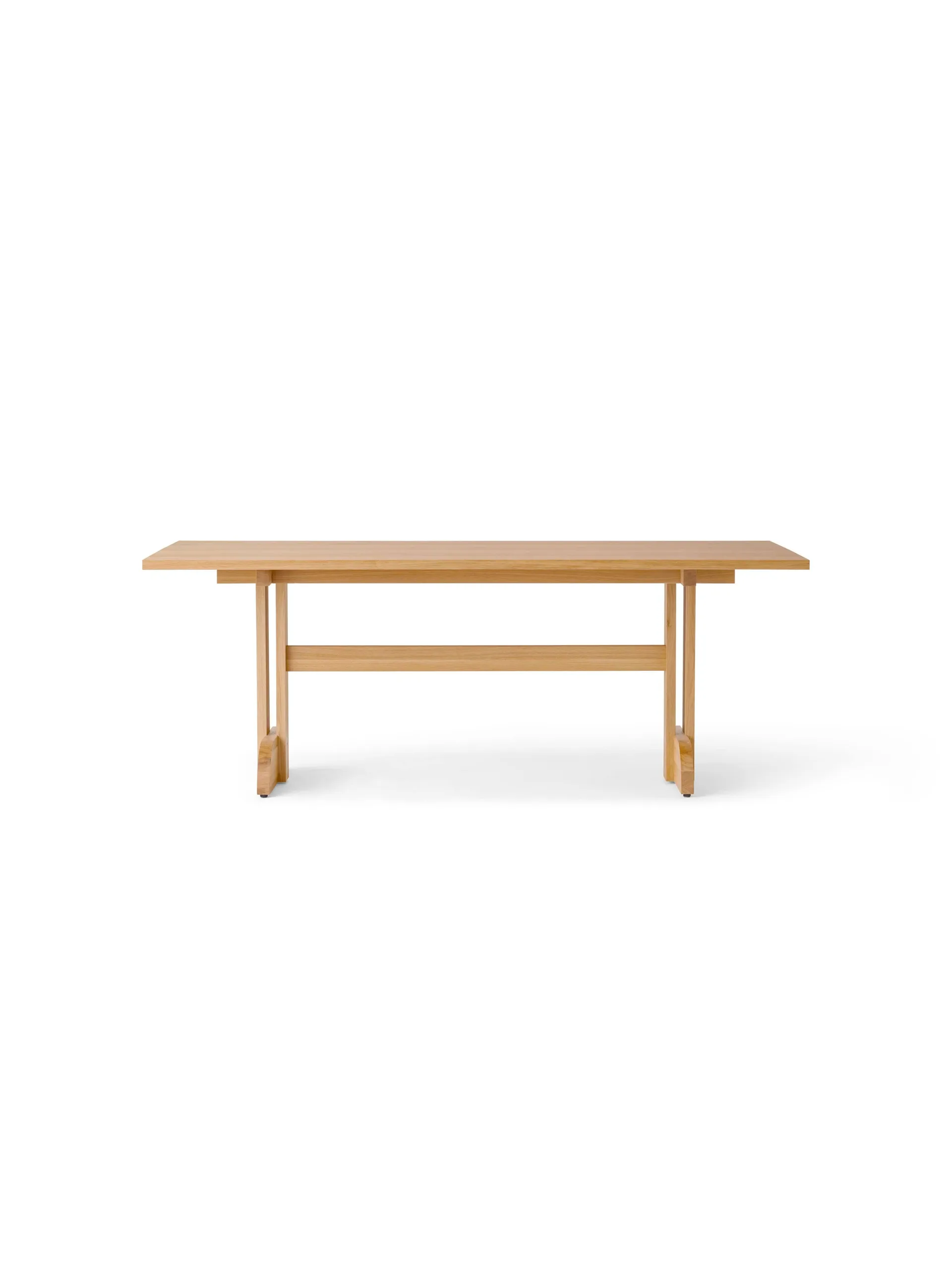 Puffin Dining Table τραπέζι Oak Veneer Natural, Φυσικό καπλαμάς δρυός, 200x95 εκ. Audo Copenhagen