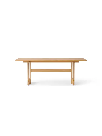 Puffin Dining Table τραπέζι Oak Veneer Natural - Φυσικό καπλαμάς δρυός, 200x95 εκ. - Audo Copenhagen