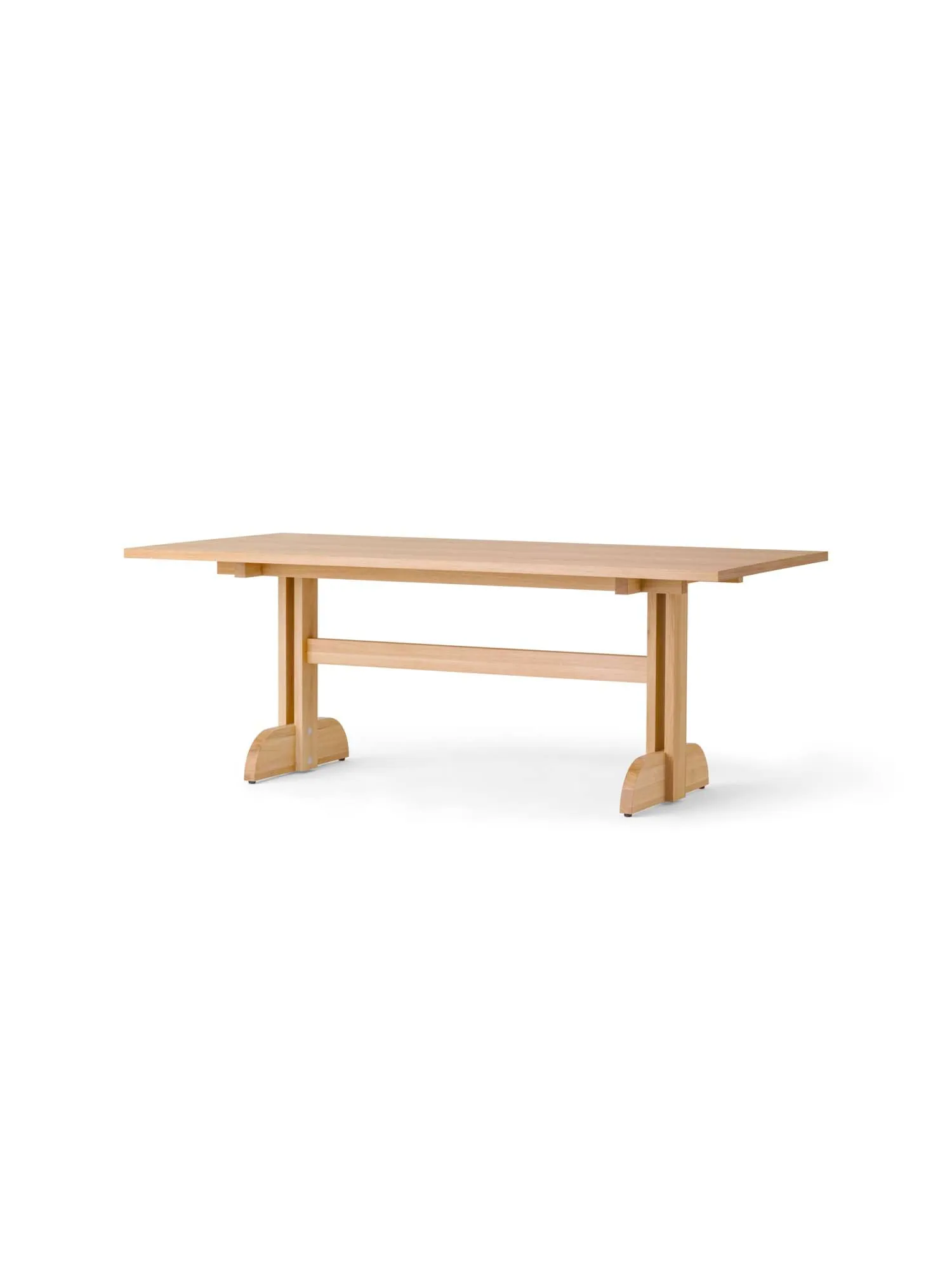 Puffin Dining Table τραπέζι Oak Veneer Natural, Φυσικό καπλαμάς δρυός, 200x95 εκ. Audo Copenhagen