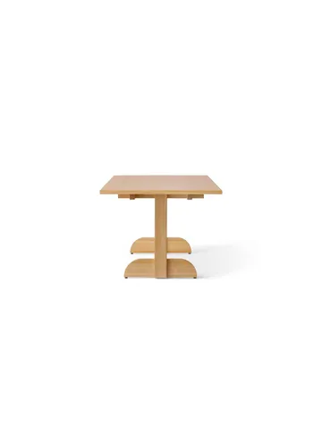 Puffin Dining Table τραπέζι Oak Veneer Natural - Φυσικό καπλαμάς δρυός, 200x95 εκ. - Audo Copenhagen