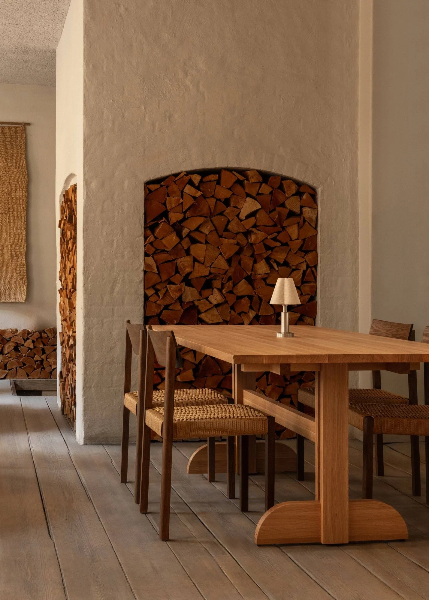 Puffin Dining Table τραπέζι Oak Veneer Natural, Φυσικό καπλαμάς δρυός, 200x95 εκ. Audo Copenhagen