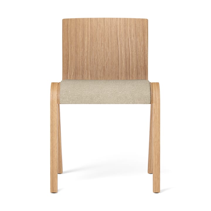 Ready καρέκλα με επενδεδυμένο κάθισμα, Natural oak-Audo Bouclé 02 Audo Copenhagen
