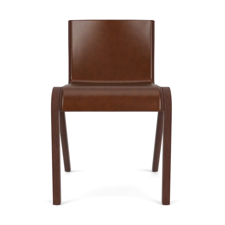 Ready καρέκλα με μπροστινή επένδυση, Red oak-Dakar 0329 Brown Audo Copenhagen
