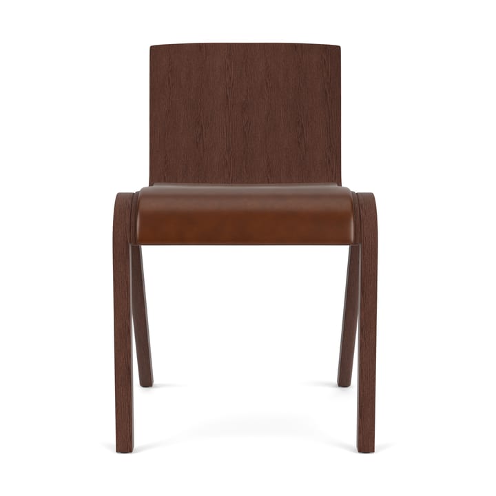 Ready καρέκλα με επενδεδυμένο κάθισμα, Red oak-Dakar 0329 Brown Audo Copenhagen