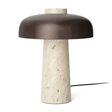 Reverse επιτραπέζιο φωτιστικό 30 cm - Τραβεντίνο-μπρονζέ ορείχαλκος - Audo Copenhagen