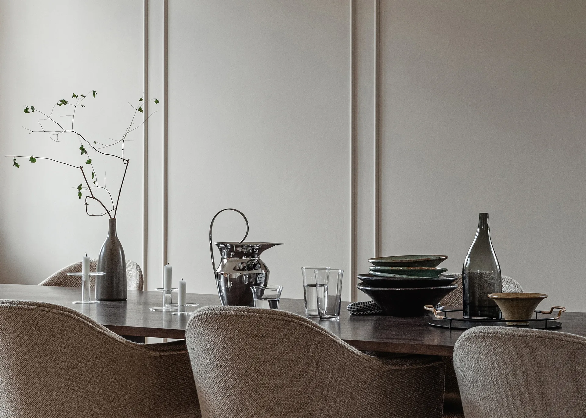 Strandgade βάζο 25 cm, Χρώμα φτέρης, κεραμικό Audo Copenhagen