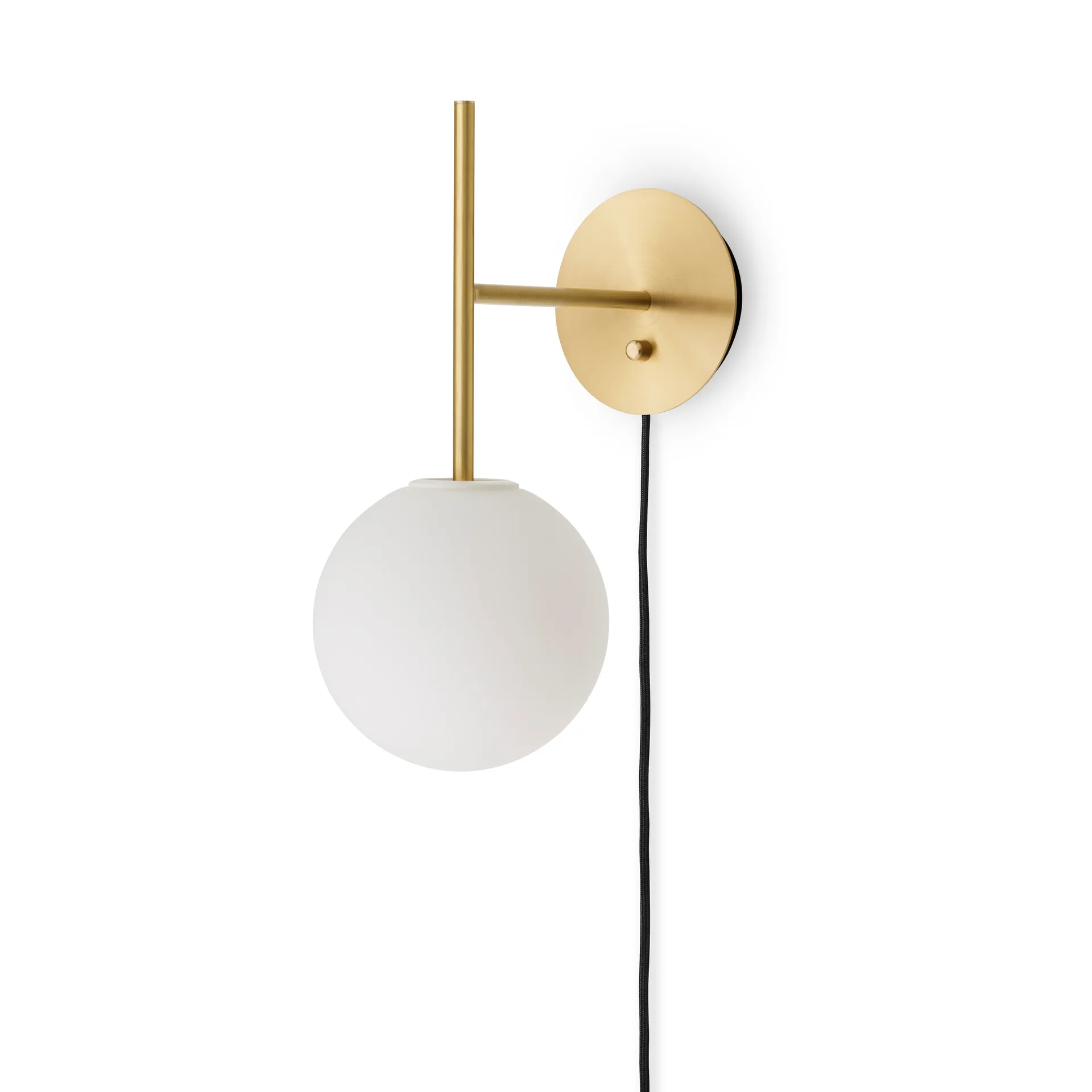 TR Bulb Suspended φωτιστικό τοίχου, Brushed brass Audo Copenhagen