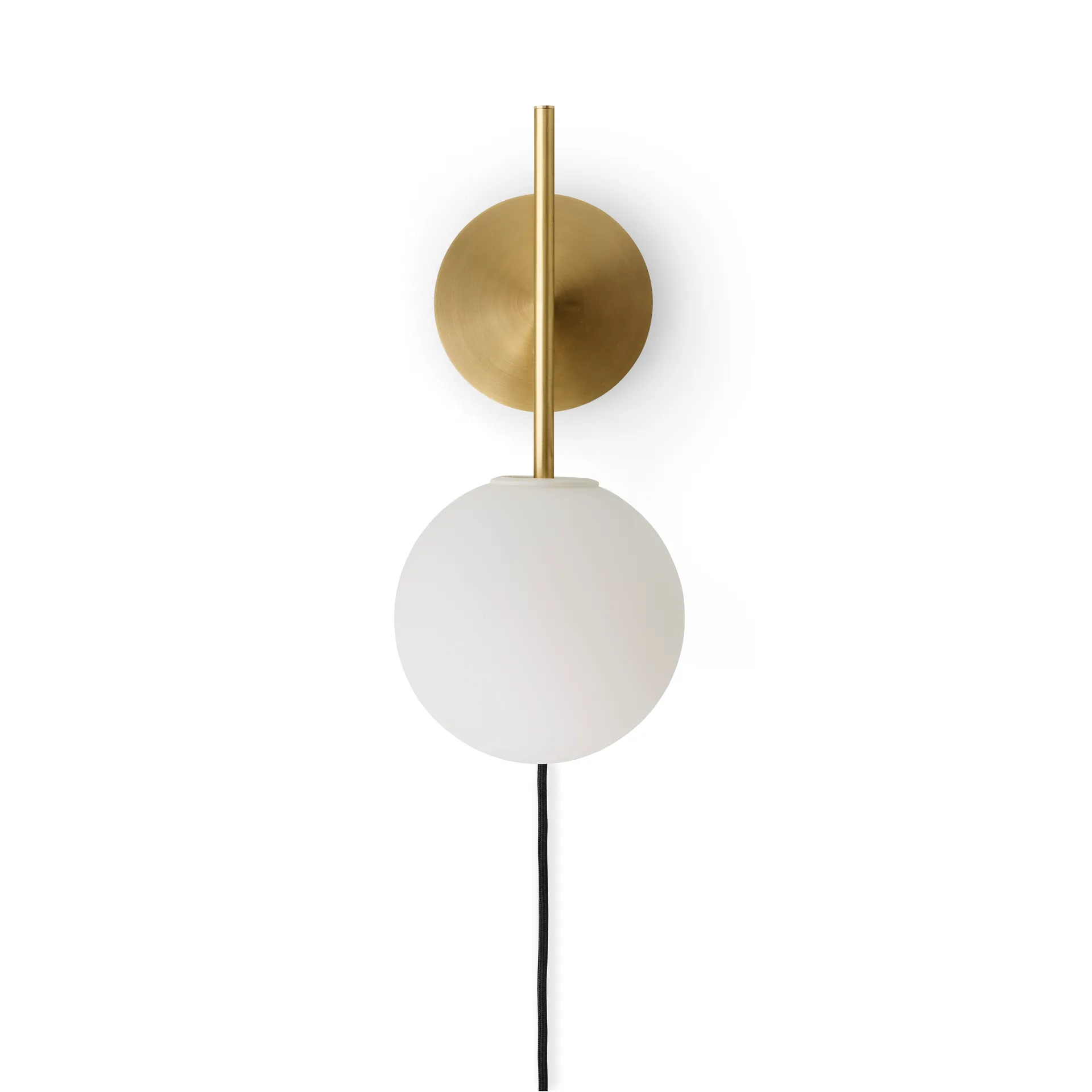 TR Bulb Suspended φωτιστικό τοίχου, Brushed brass Audo Copenhagen