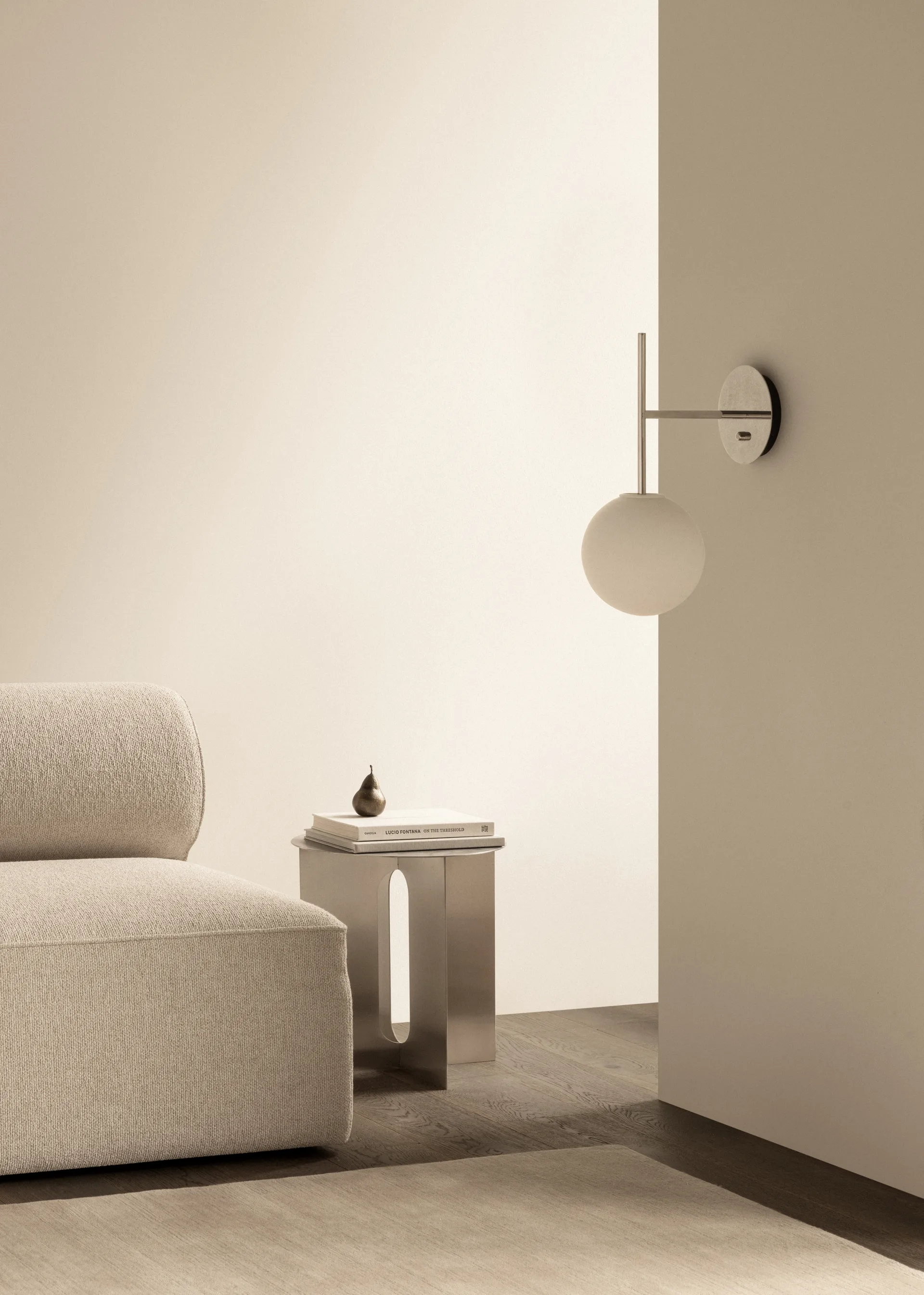 TR Bulb Suspended φωτιστικό τοίχου, Polished steel Audo Copenhagen