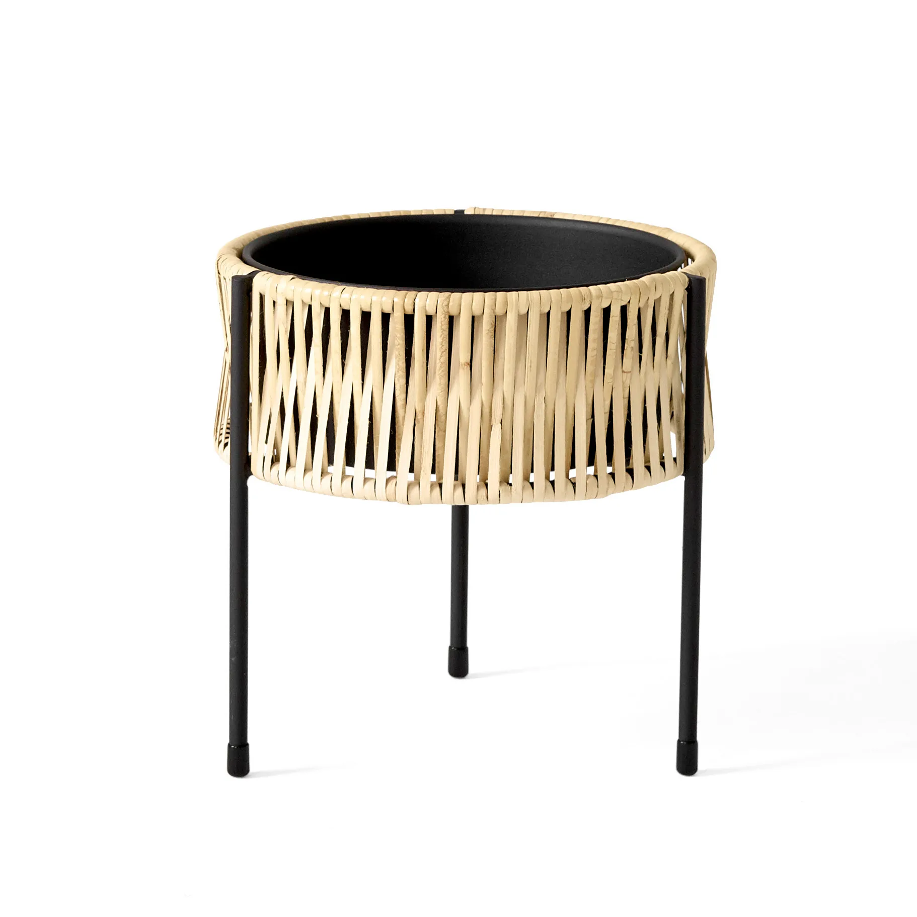 Umanoff κουτί φύτευσης λουλουδιών rattan-χάλυβας, 27 cm Audo Copenhagen