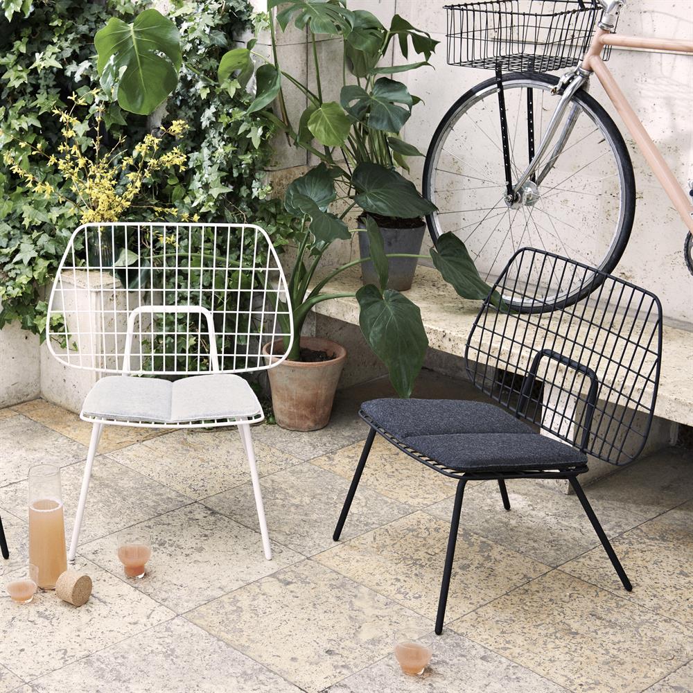 Wm μεταλλική καρέκλα καθιστικου΄, Μαύρο Audo Copenhagen