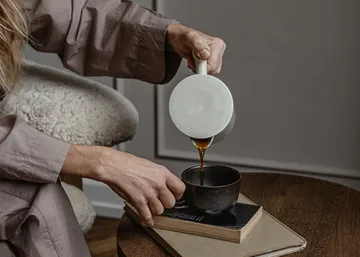 Yana κανάτα καφέ 1 λίτρο - Γκρι εφυάλωση - Audo Copenhagen