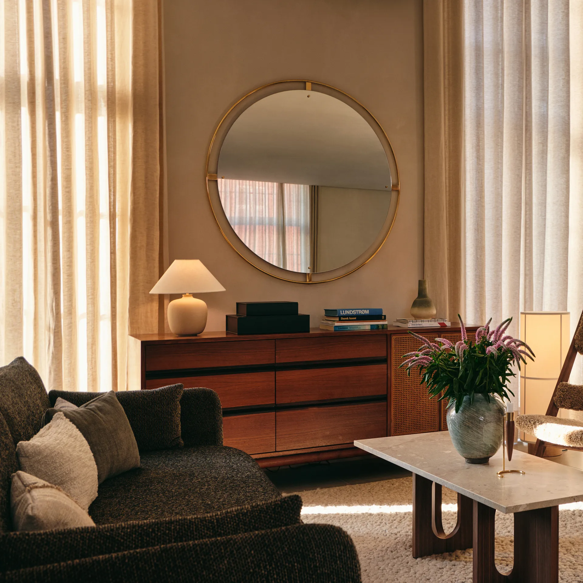 Yokohama επιτραπέζιο φωτιστικό Ø 37 cm, Υπόλευκο Audo Copenhagen