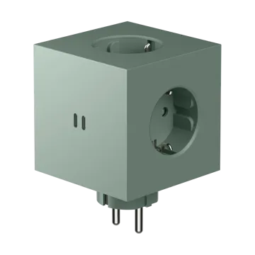 Κουτί για 2 πρίζες - Πράσινο της δρυός - Avolt