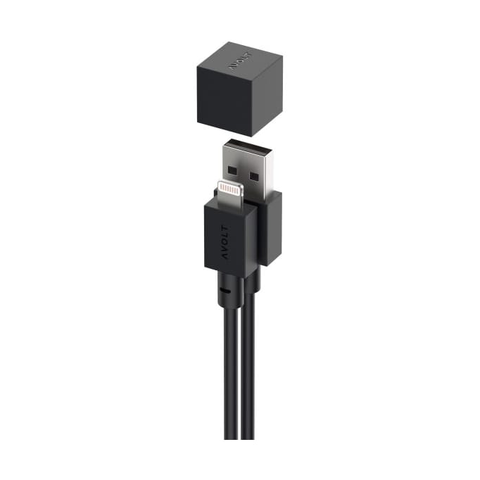 Cable 1 Καλώδιο USB-A σε Lightning 1,7 m - Black - Avolt