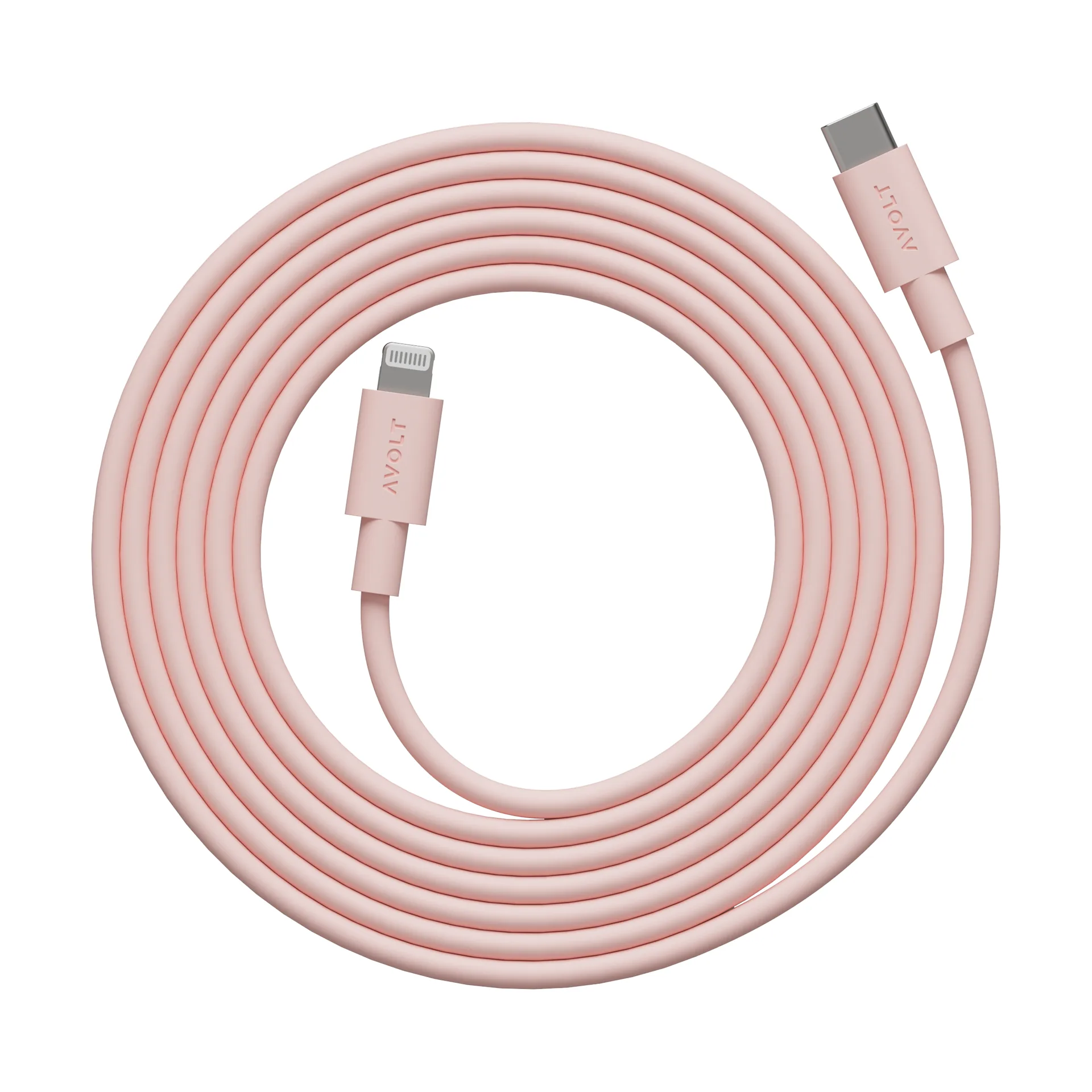 Καλώδιο Cable 1 USB-C σε Lightning, μήκος 2 μ, New Pink Avolt