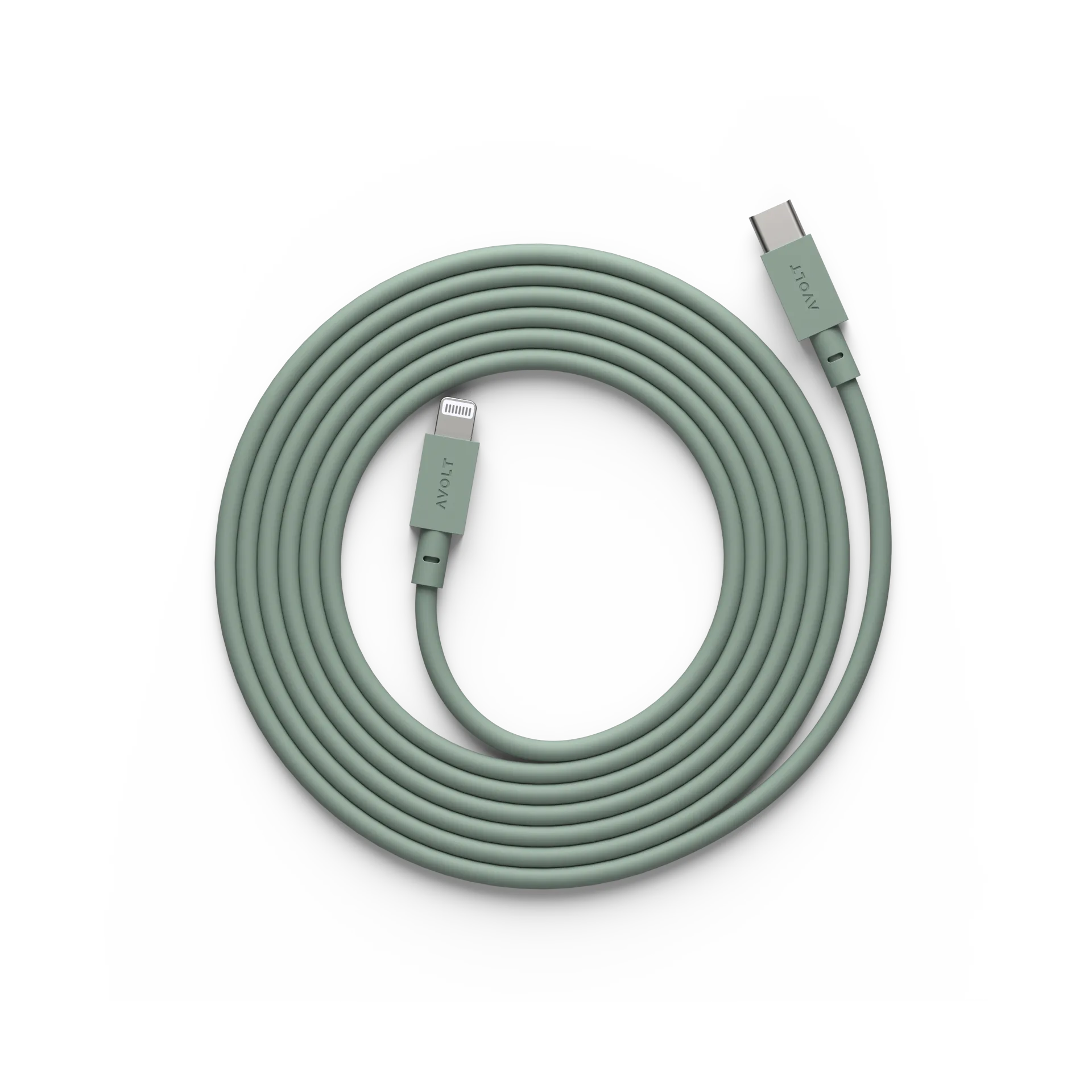 Καλώδιο Cable 1 USB-C σε Lightning, μήκος 2 μ, Oak Green Avolt