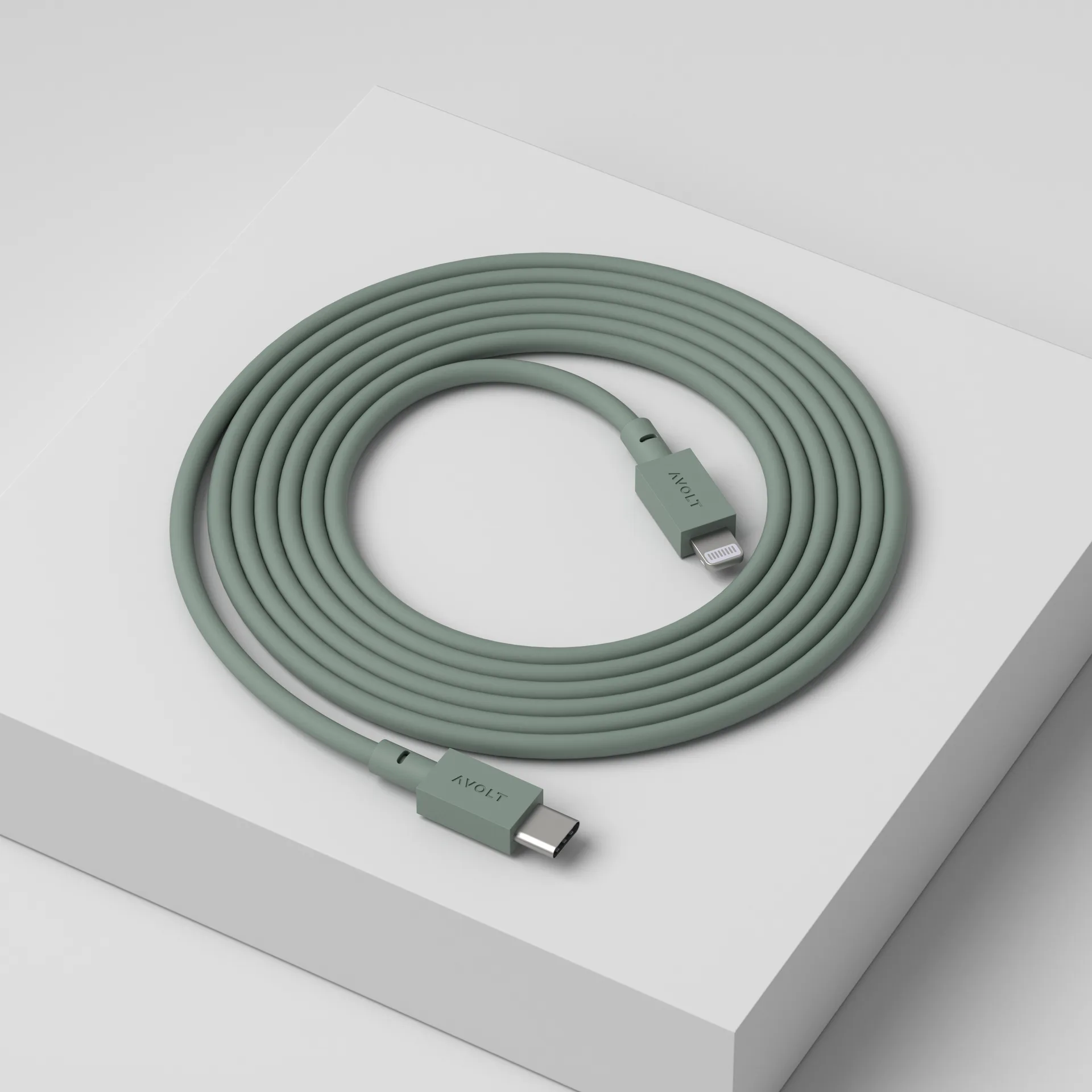 Καλώδιο Cable 1 USB-C σε Lightning, μήκος 2 μ, Oak Green Avolt