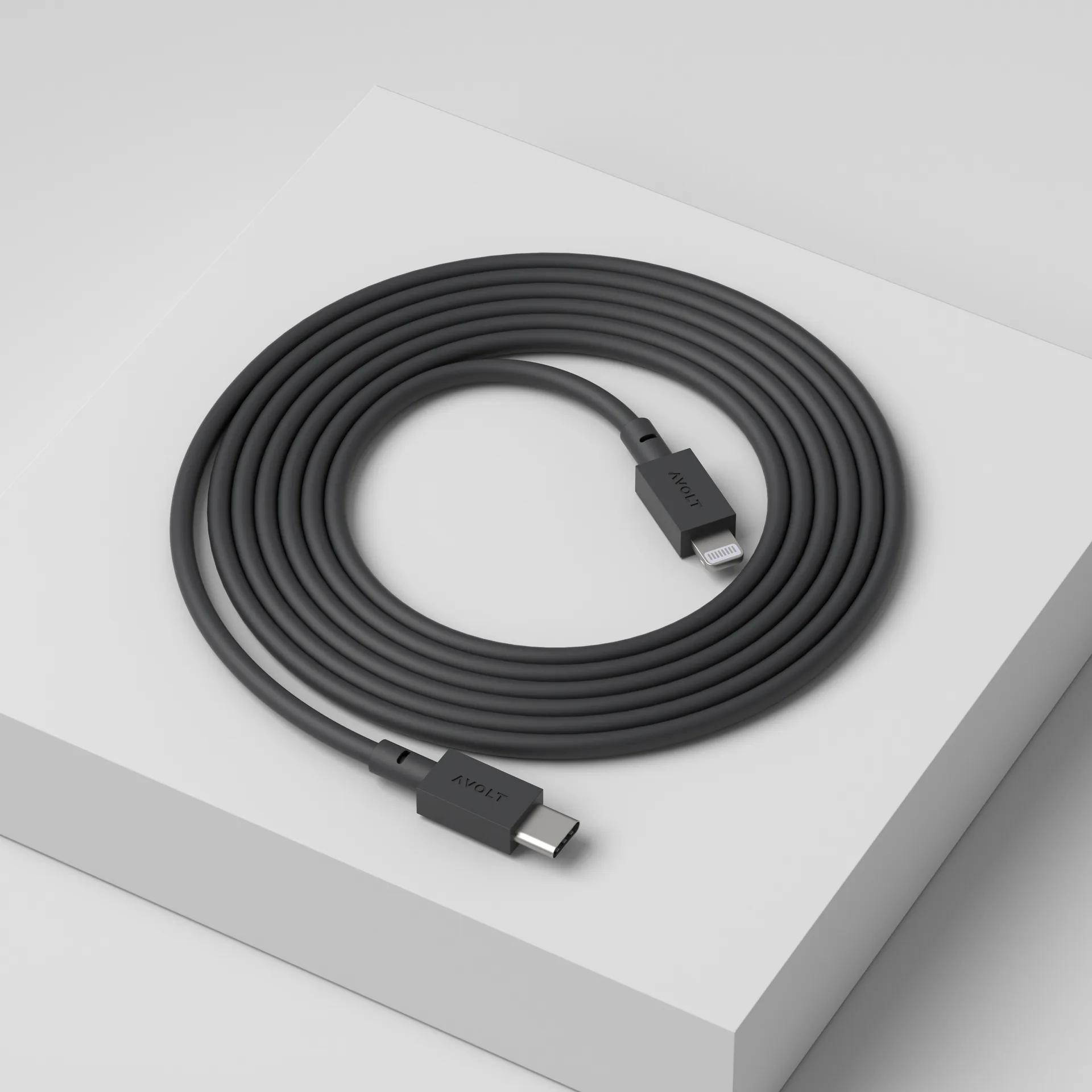 Καλώδιο Cable 1 USB-C σε Lightning, μήκος 2 μ, Stockholm Black Avolt