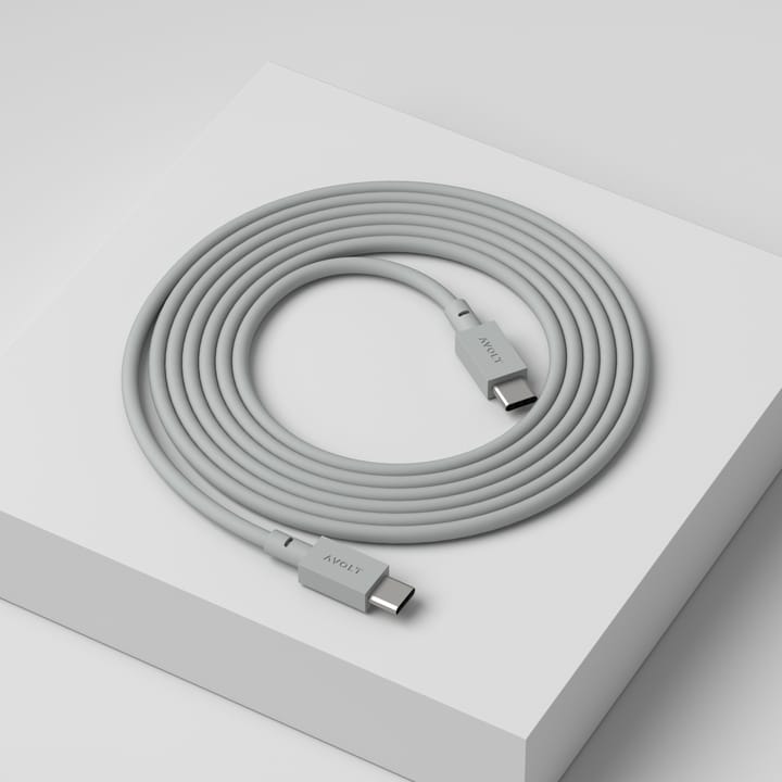 Cable 1 USB-C σε USB-C καλώδιο φόρτισης 2 m - Gotland gray - Avolt