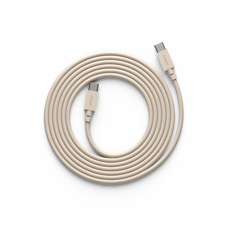 Cable 1 USB-C σε USB-C καλώδιο φόρτισης 2 m - Nomad sand - Avolt
