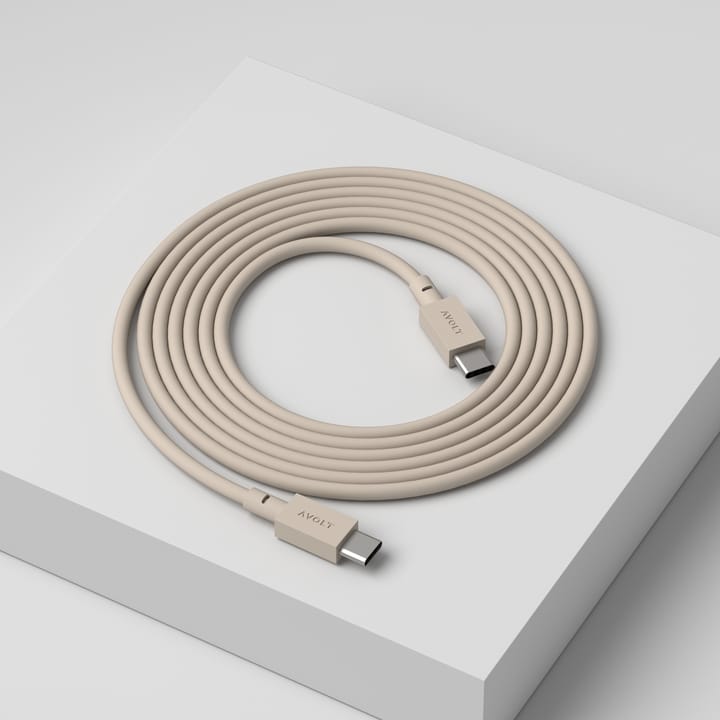 Cable 1 USB-C σε USB-C καλώδιο φόρτισης 2 m, Nomad sand Avolt