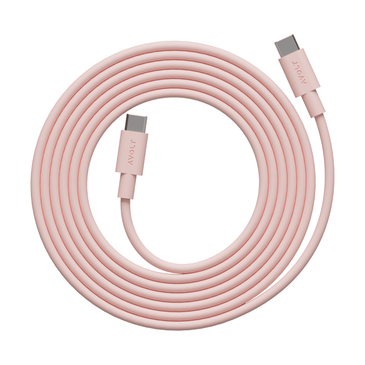 Καλώδιο Cable 1 USB-C σε USB-C, μήκος 2 μ - New Pink - Avolt