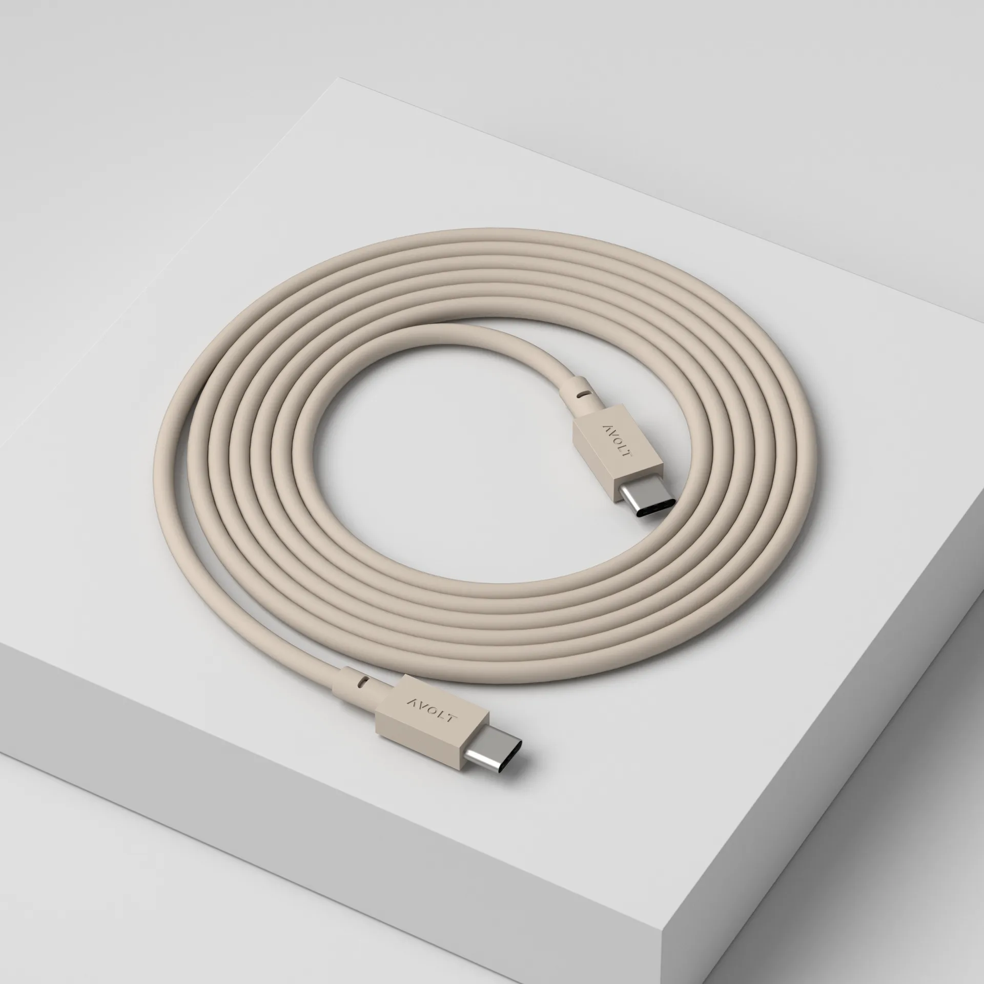 Καλώδιο Cable 1 USB-C σε USB-C, μήκος 2 μ, Nomad sand Avolt