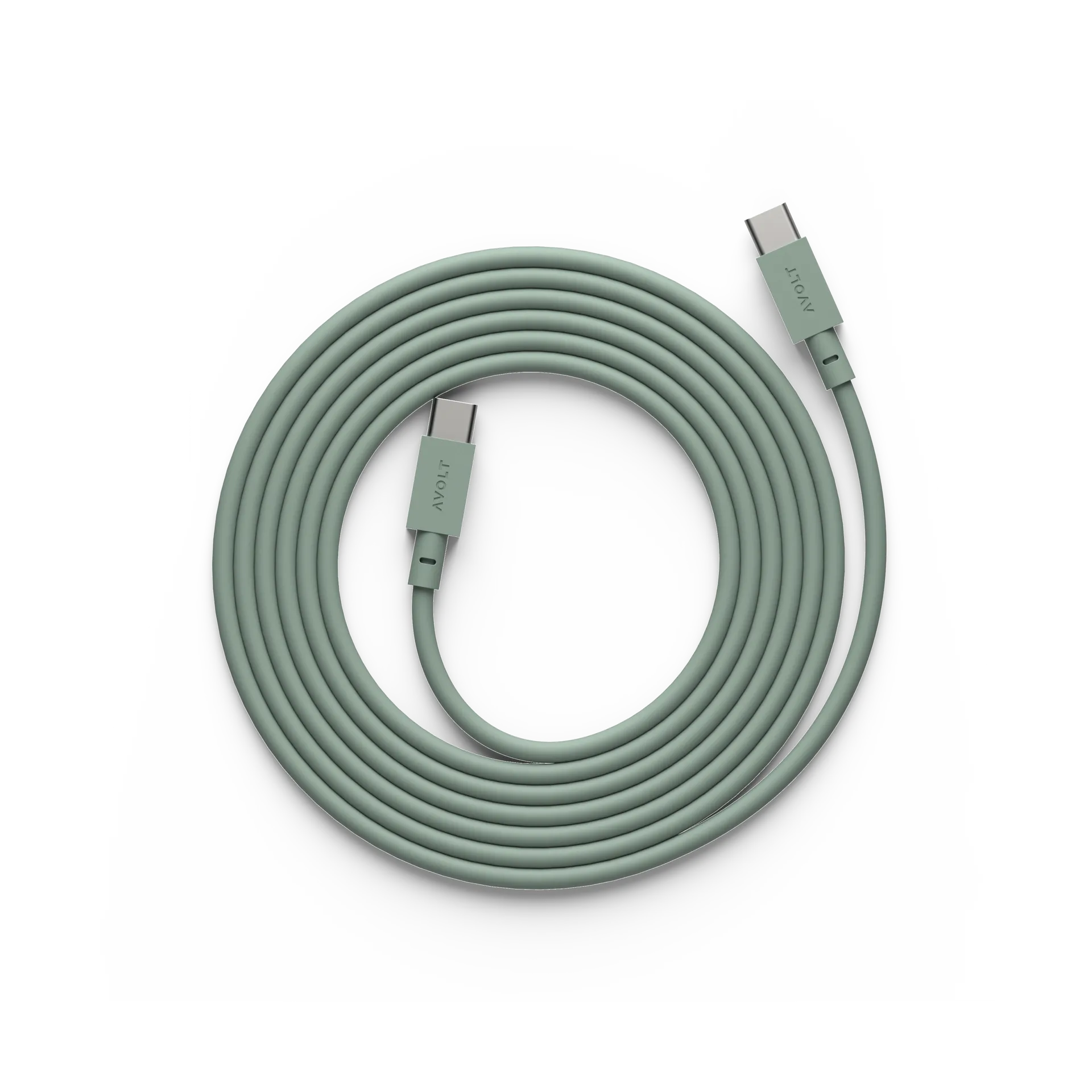 Καλώδιο Cable 1 USB-C σε USB-C, μήκος 2 μ, Oak green Avolt
