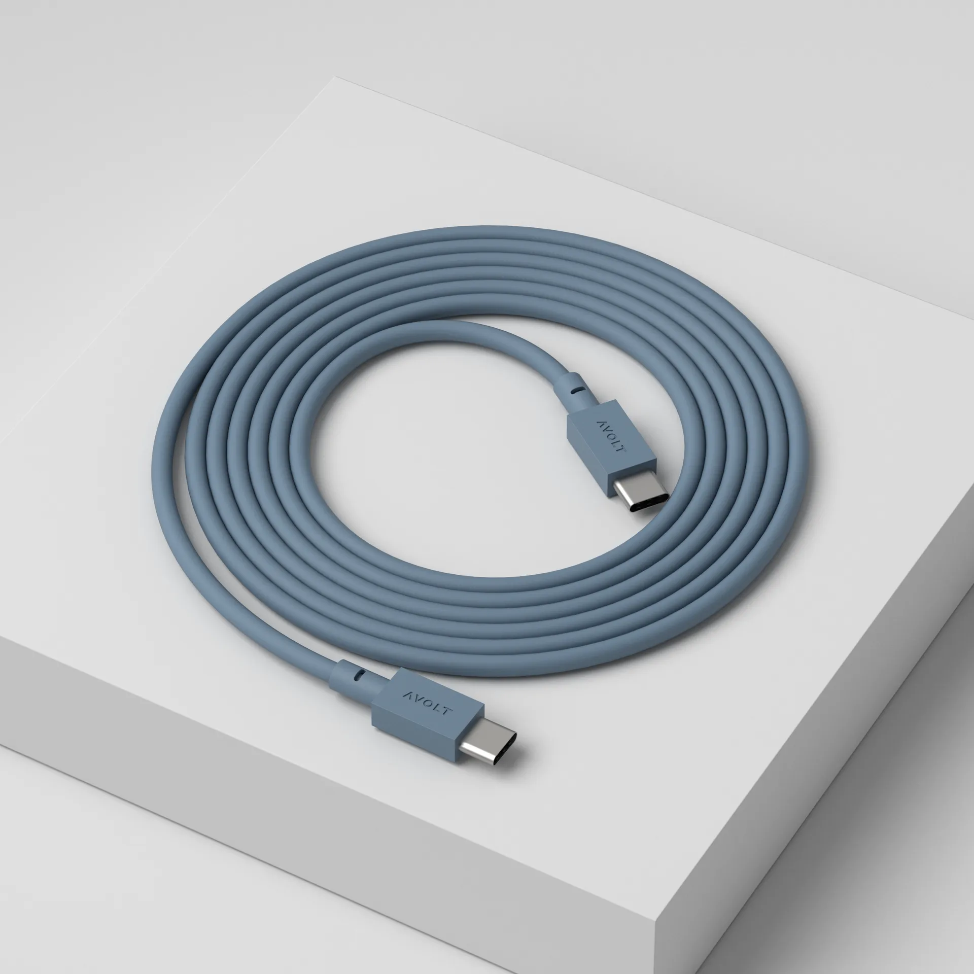 Καλώδιο Cable 1 USB-C σε USB-C, μήκος 2 μ, Shark blue Avolt