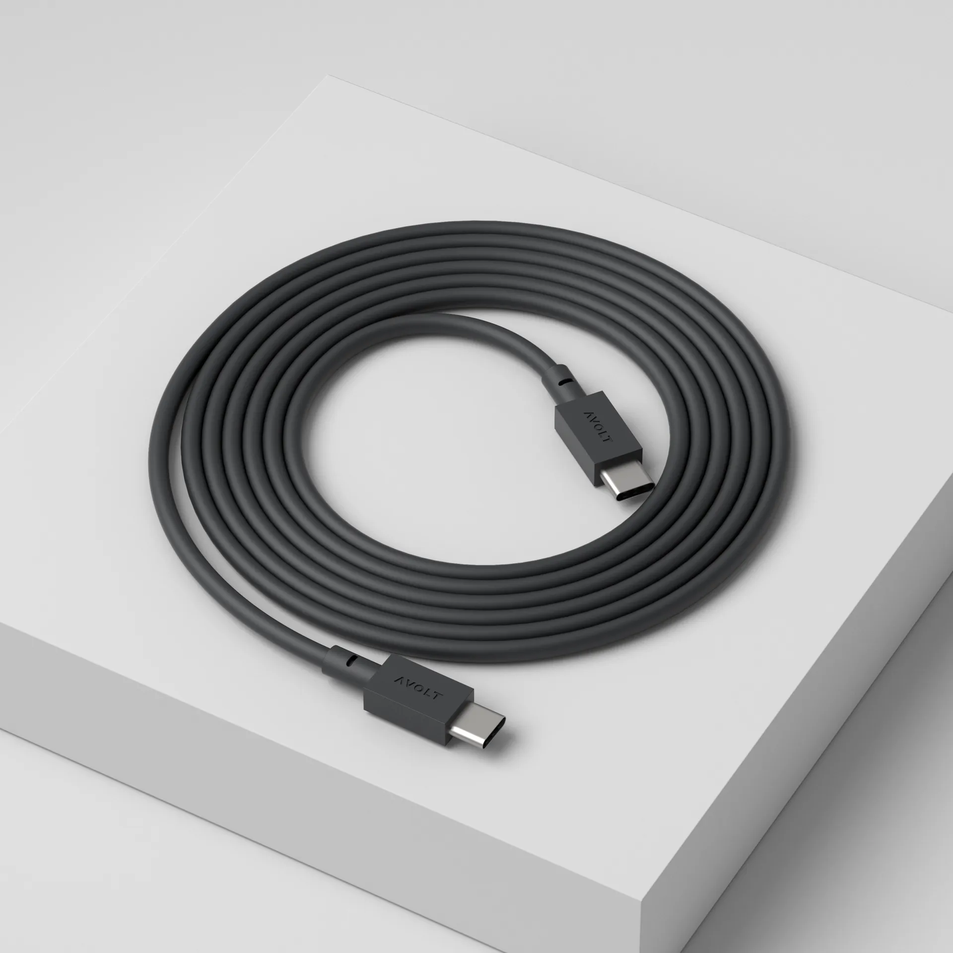Καλώδιο Cable 1 USB-C σε USB-C, μήκος 2 μ, Stockholm black Avolt