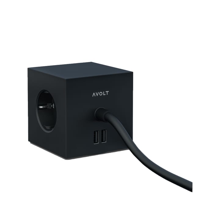 Square 1 υποδοχή - Stockholm black - Avolt