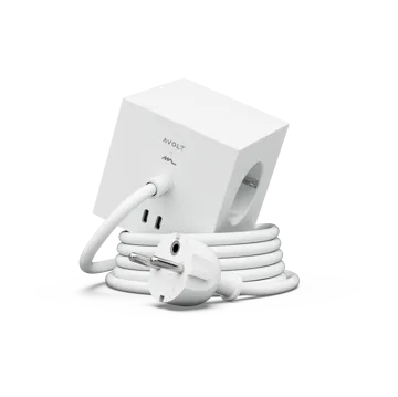 Square 1 πολύπριζο USB-C 30W 1,8 μ - White Martinelli Luce edition - Avolt