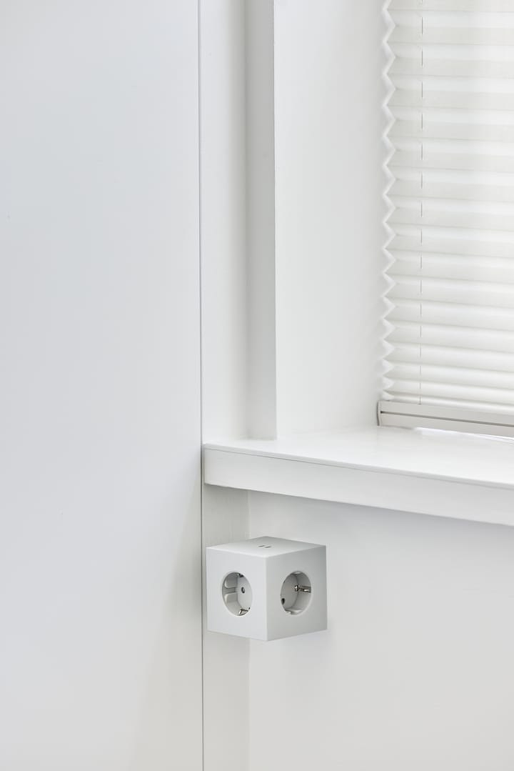 Square 1 πολύπριζο USB-C 30W 1,8 μ, White Martinelli Luce edition Avolt