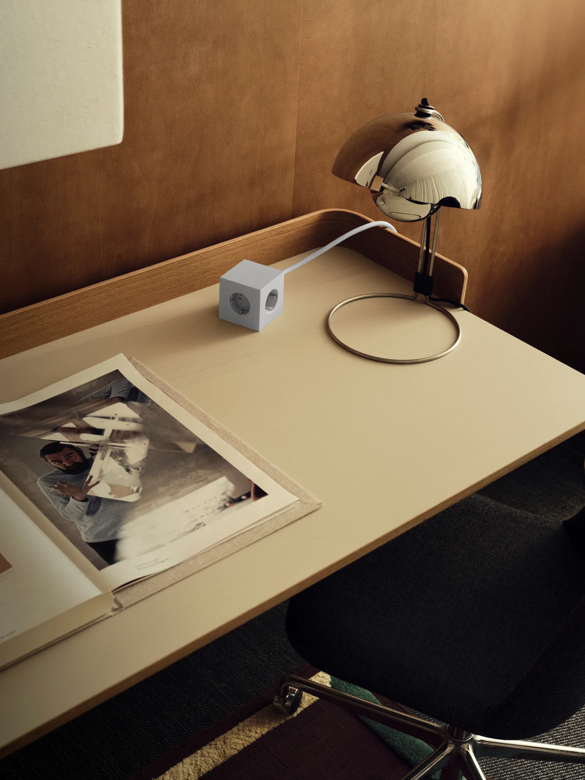 Square 1 πολύπριζο USB-C 30W 3 μ, Gotland Gray Avolt