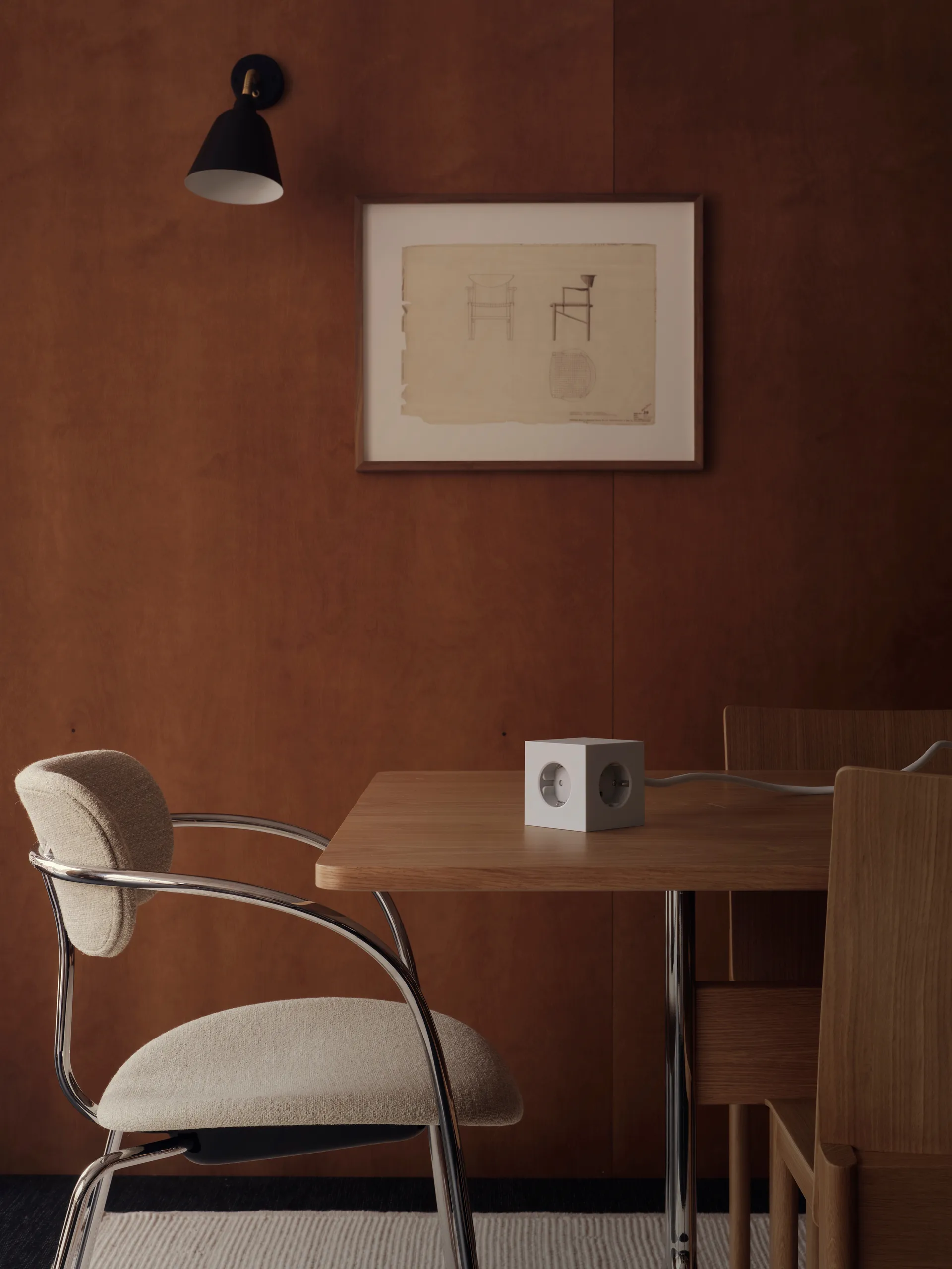 Square 1 πολύπριζο USB-C 30W 3 μ, Gotland Gray Avolt