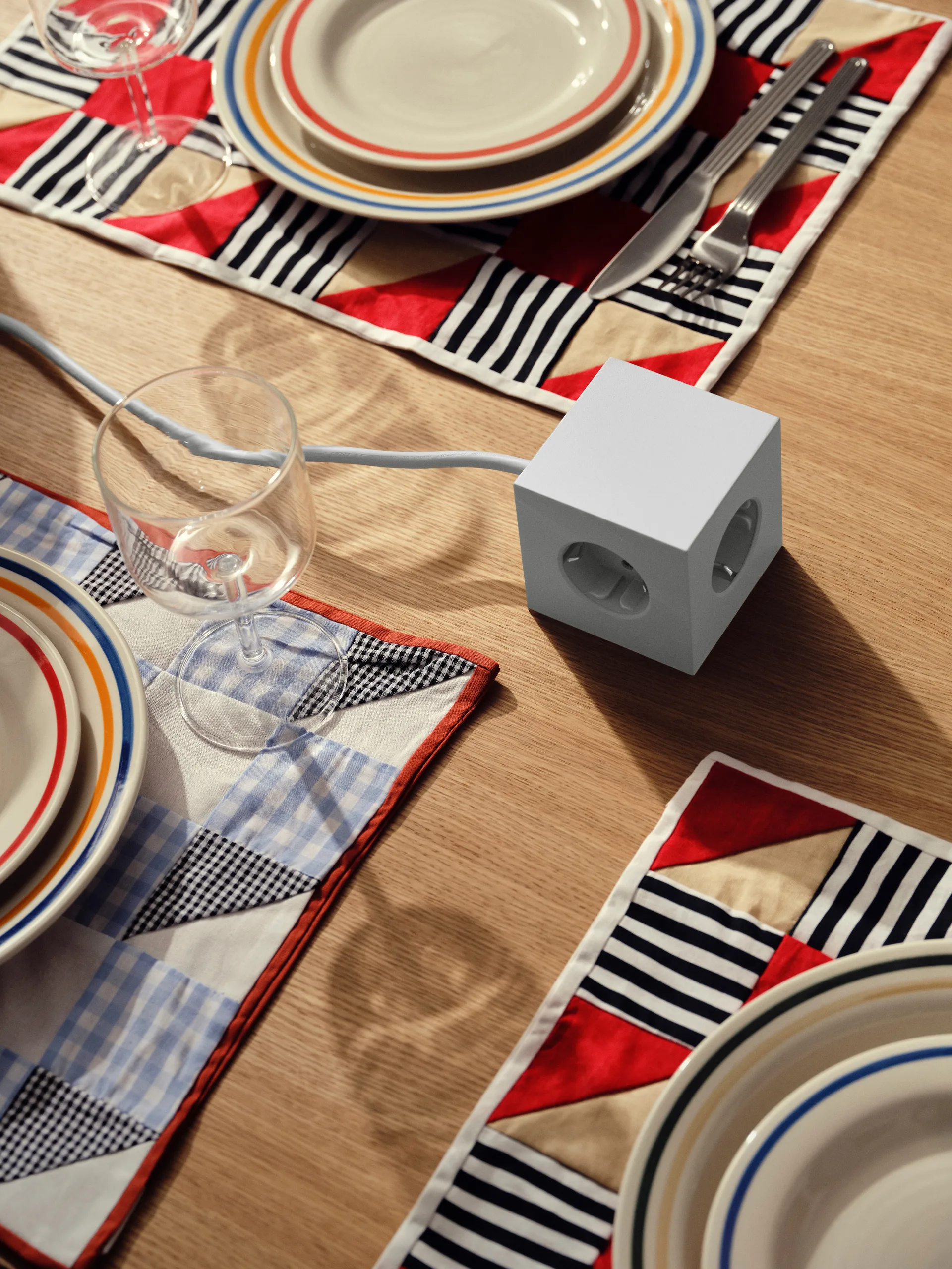 Square 1 πολύπριζο USB-C 30W 3 μ, Gotland Gray Avolt