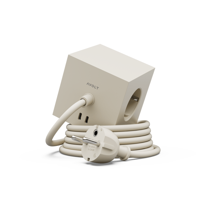 Square 1 πολύπριζο USB-C 30W 3 μ - Nomad Sand - Avolt