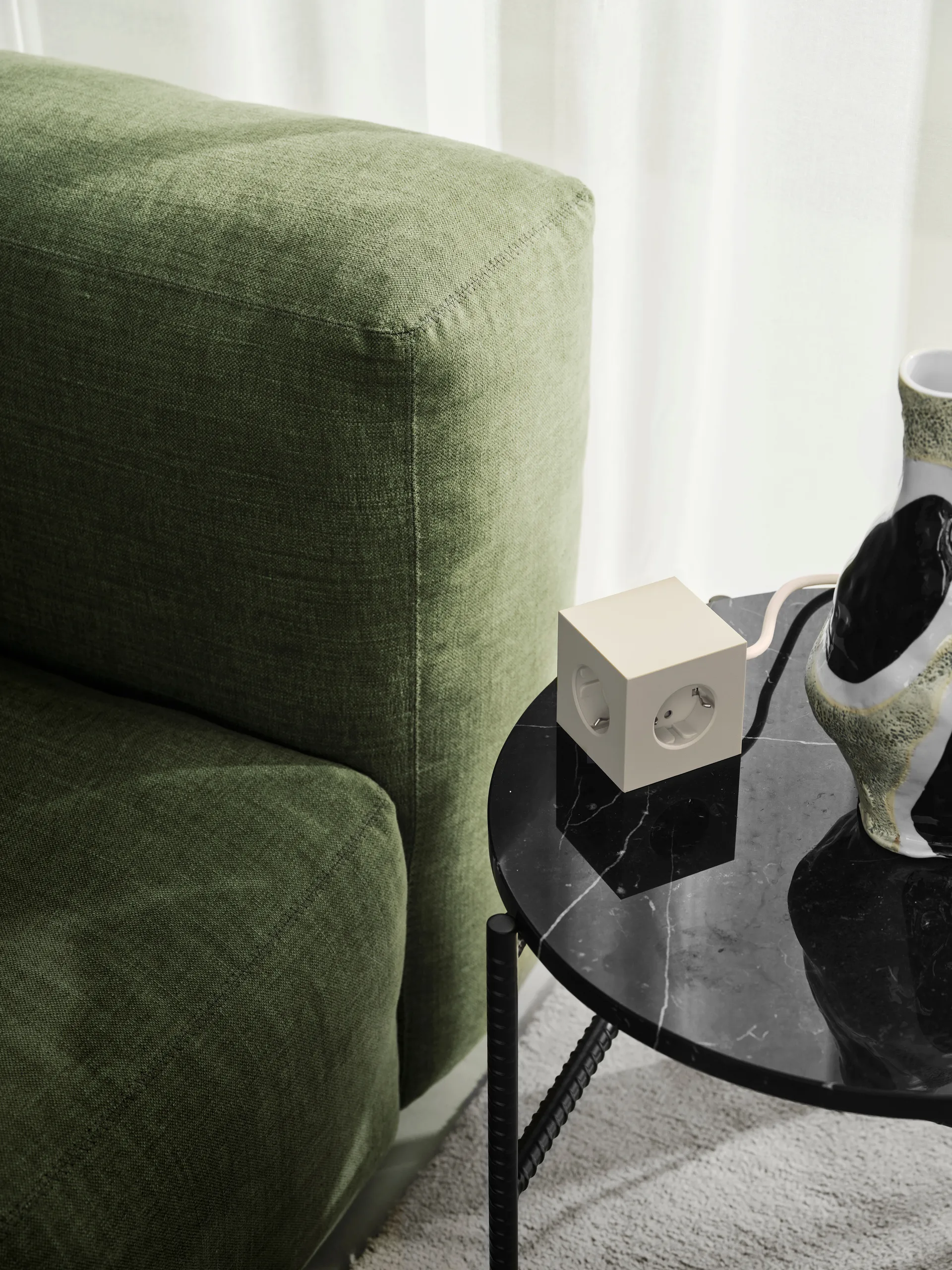 Square 1 πολύπριζο USB-C 30W 3 μ, Nomad Sand Avolt