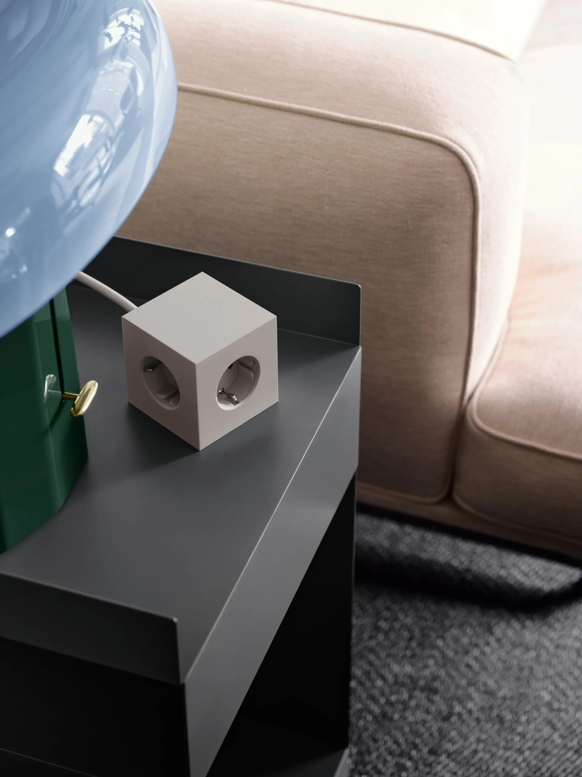 Square 1 πολύπριζο USB-C 30W 3 μ, Nomad Sand Avolt