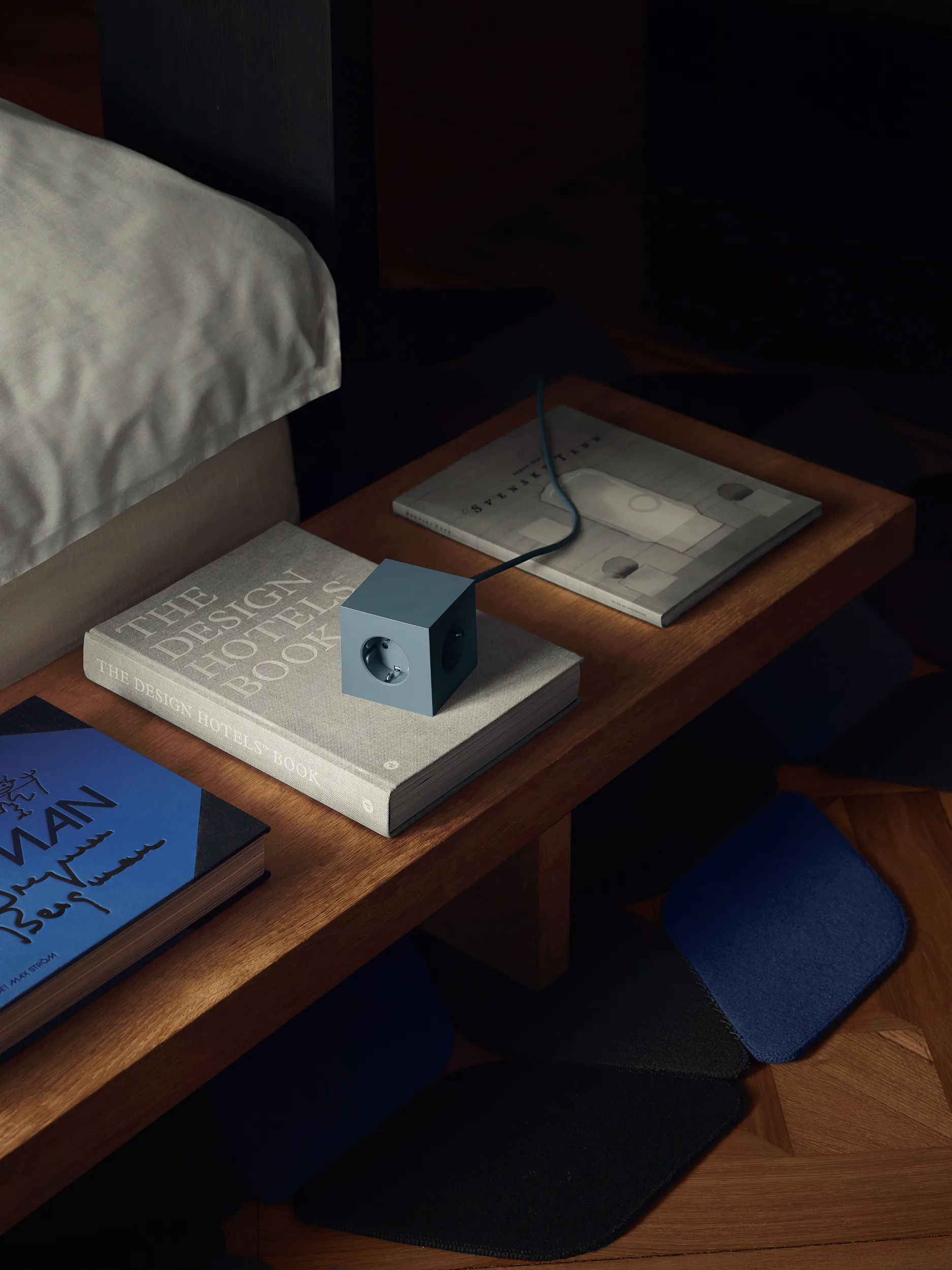 Square 1 πολύπριζο USB-C 30W 3 μ, Shark Blue Avolt