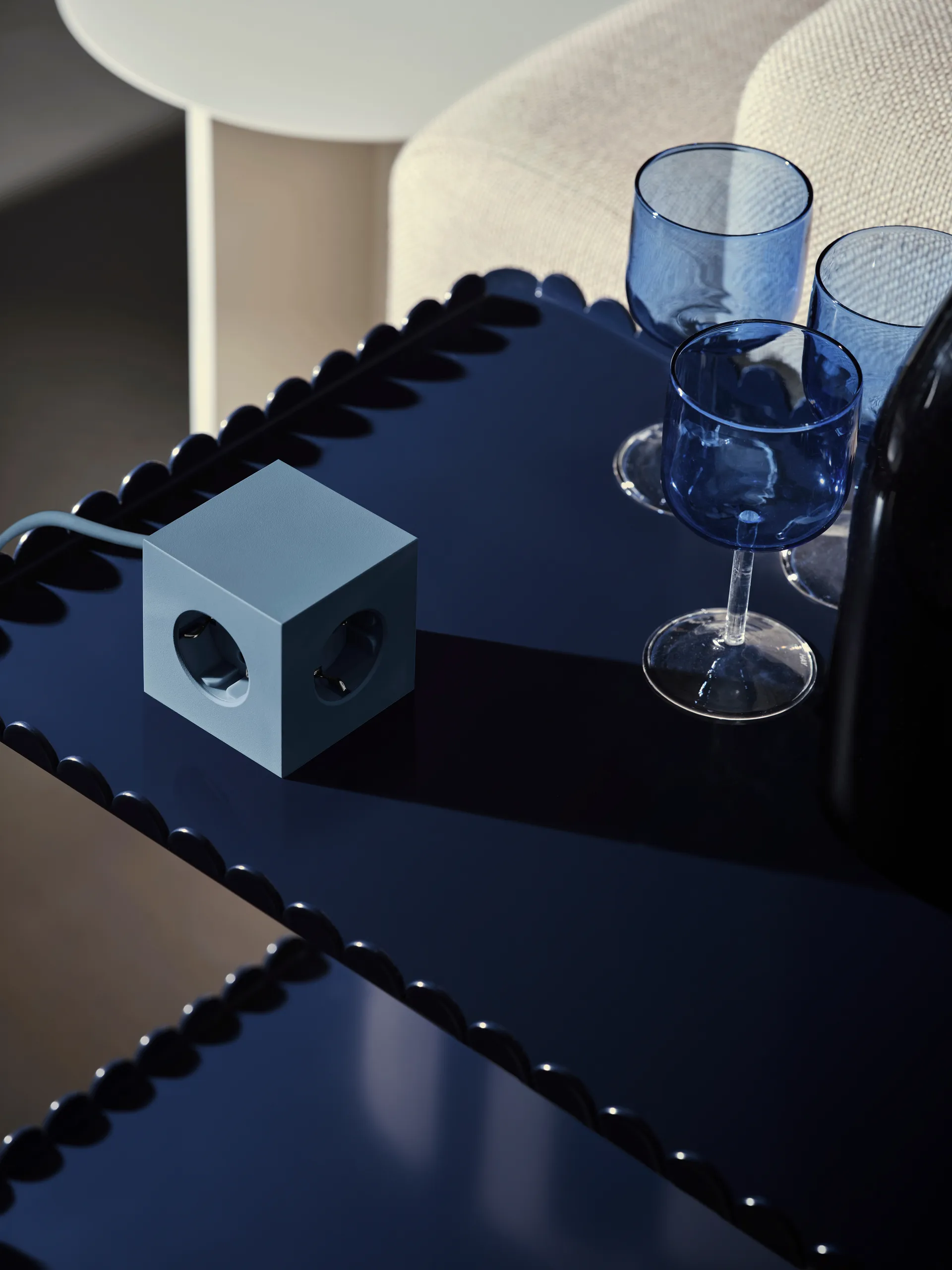 Square 1 πολύπριζο USB-C 30W 3 μ, Shark Blue Avolt