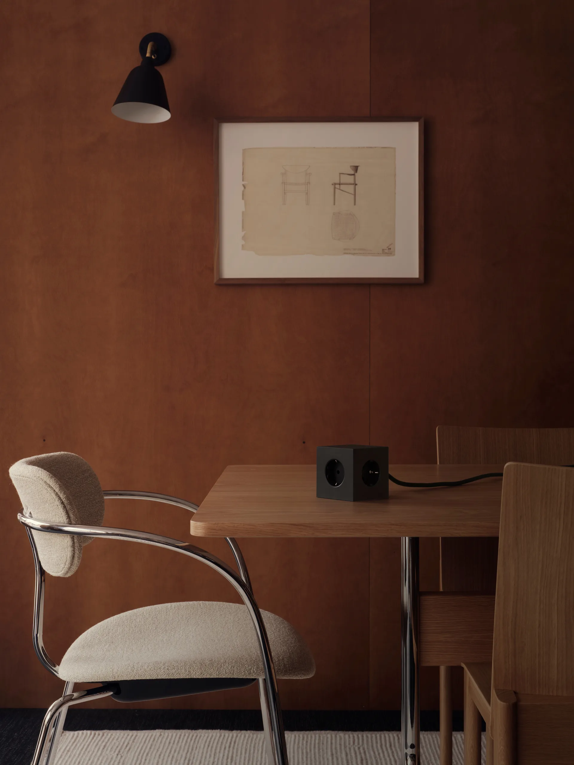 Square 1 πολύπριζο USB-C 30W 3 μ, Stockholm Black Avolt