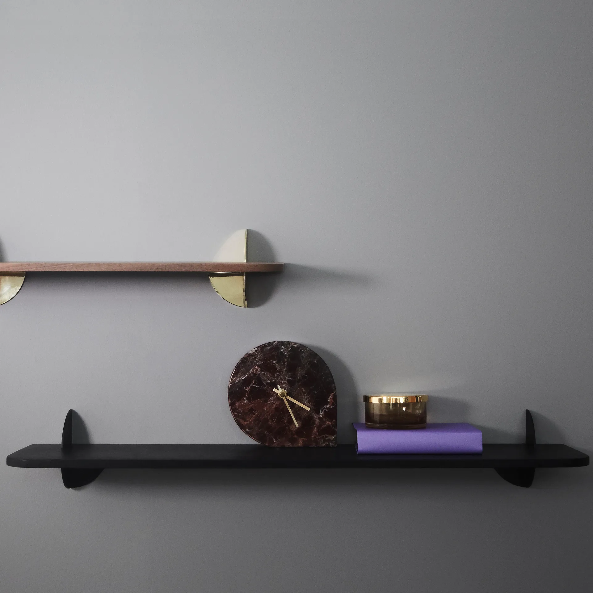 Ράφι Aedes 80 cm, Μαύρο AYTM