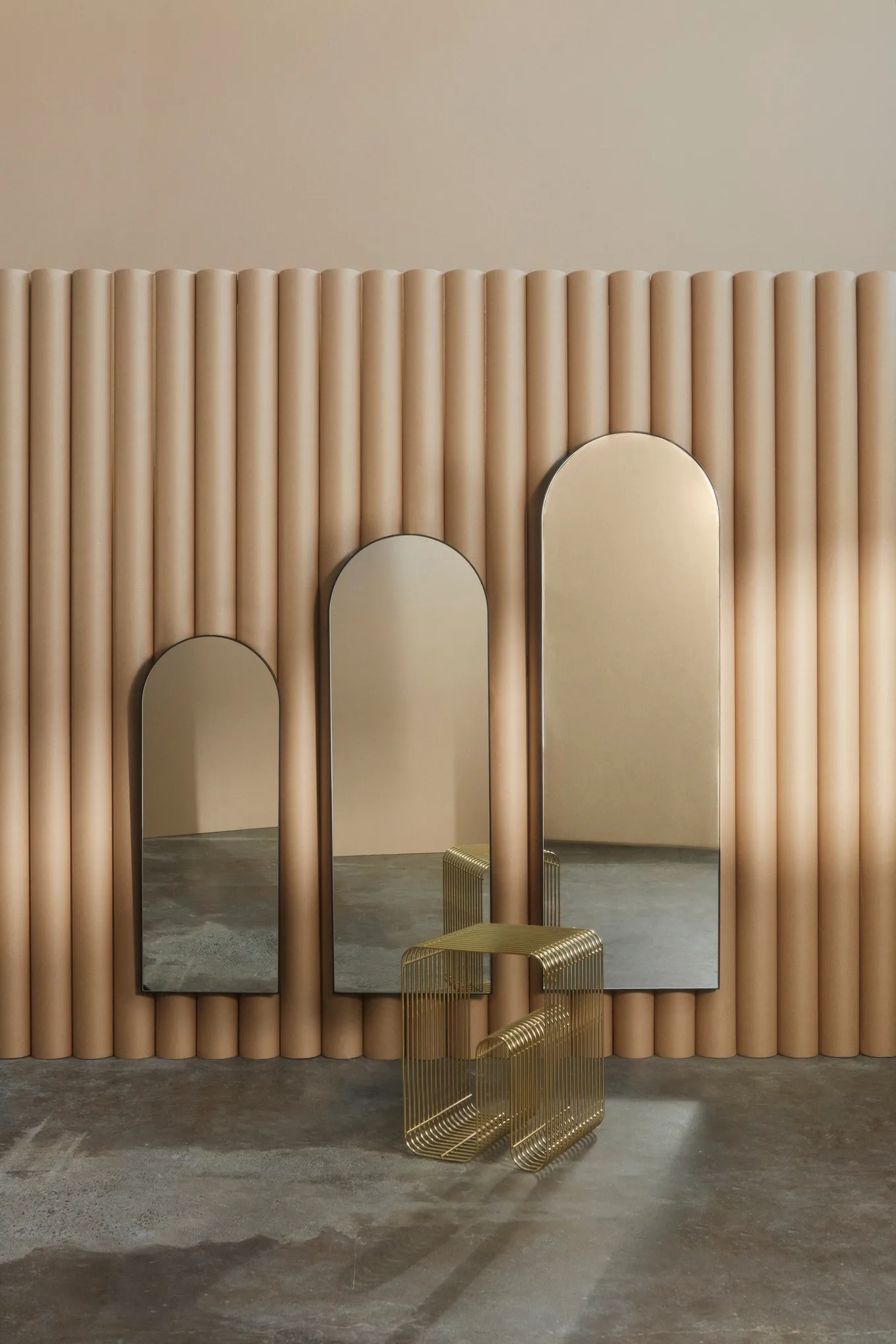 Καθρέπτης Arcus 115 cm, Μαύρο AYTM