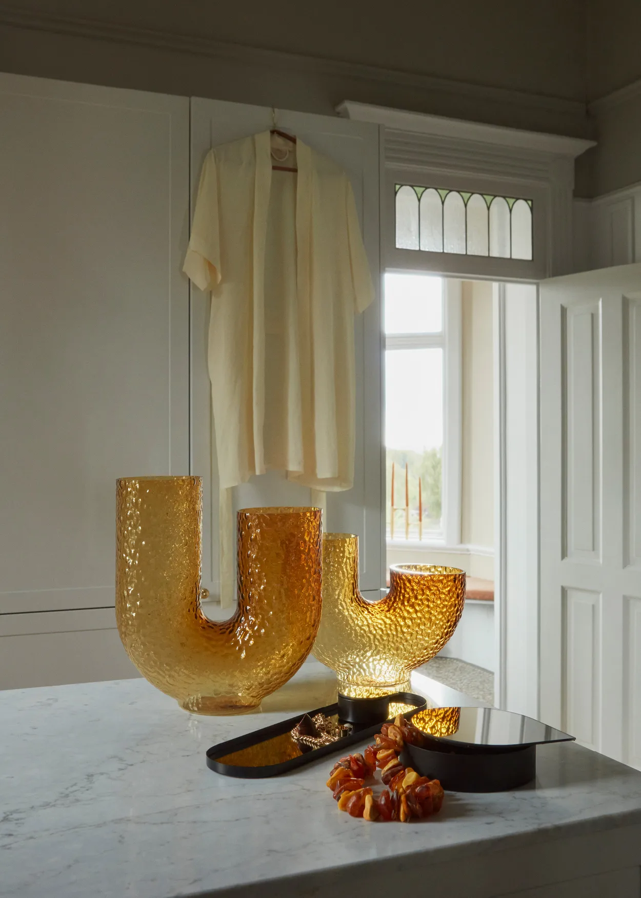 Arura βάζο μεσαίο, Amber AYTM