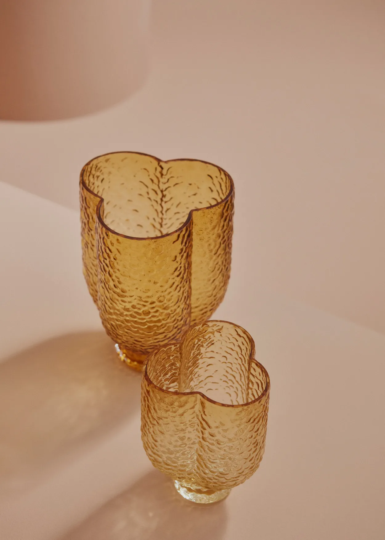 Arura trio βάζο 25 cm, Amber AYTM